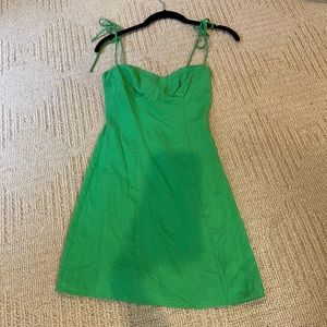 NEW WITH TAGS BEGINNING BOUTIQUE green mini dress